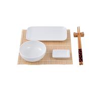 Masterpro - Set sushi per 2 persone (12 pezzi) in porcellana linea Foodies