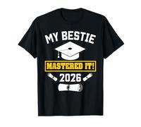 Masters Graduation My Bestie Mastered It Class of 2026 Maglietta