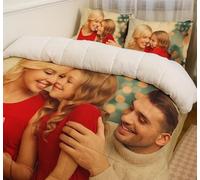 Masters House Trapunta Matrimoniale Singola 1 Piazza e 1/2 Personalizzata con Foto - Crea la Tua Coperta - Piumone Invernale Morbido in Microfibra - Idea Regalo Originale e Romantica (Singola)