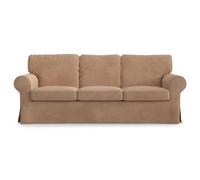 MASTERS OF COVERS Copridivano Ektorp 3 Posti, Velluto a Coste Beige