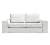 MASTERS OF COVERS Fodera di Ricambio Compatibile con Divano IKEA Kivik a 2 Posti in Cotone, 190 x 95 x 83 cm, Bianco