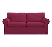 MASTERS OF COVERS Fodera di Ricambio per Divano a 2 Posti IKEA Ektorp, Ektorp Fodera Divano 2 Posti, Ektorp Copridivano, Ektorp Fodera, 179 x 88 x 88 cm (Melograno, Poliestere Petite)
