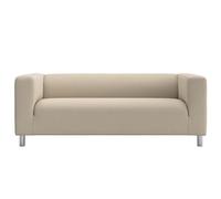 MASTERS OF COVERS Fodera di Ricambio per Divano a 2 Posti IKEA Klippan, Klippan Copridivano, Fodera Klippan 2 Posti, Copridivano Klippan, 180 x 85 x 58 cm (Beige Biscotto, Poliestre Petite)
