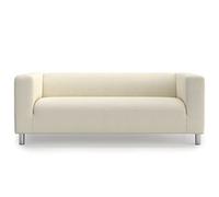 MASTERS OF COVERS Fodera di Ricambio per Divano a 2 Posti IKEA Klippan, Klippan Copridivano, Fodera Klippan 2 Posti, Copridivano Klippan, 180 x 85 x 58 cm (Crema, Cotone)
