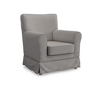 MASTERS OF COVERS Fodera di Ricambio per Poltrona IKEA Ektorp Jennylund, Ektorp Jennylund Copripoltrona, Fodera Poltrona Jennylund, Jennylund Fodera, 78 cm x 85 cm x 84 cm (Grigio, Cotone)