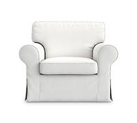MASTERS OF COVERS Fodera Poltrona Ektorp, Cotone Bianco