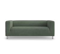 MASTERS OF COVERS Klippan - Copridivano di ricambio per Ikea Klippan 2 posti, copridivano, Loveseat, 180 x 85 x 58 cm, colore: Verde