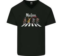 Masters Of Rock Band Musica Heavy Metal Uomo V-Neck T-Shirt In Cotone