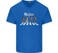Masters Of Rock Band Musica Heavy Metal Uomo V-Neck T-Shirt In Cotone