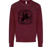 Masters Of The Sea Vikings Valhalla Sailing Sailor Kids Sweatshirt Jumper