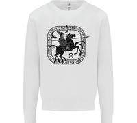 Masters Of The Sea Vikings Valhalla Sailing Sailor Kids Sweatshirt Jumper