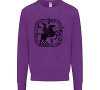 Masters Of The Sea Vikings Valhalla Sailing Sailor Kids Sweatshirt Jumper