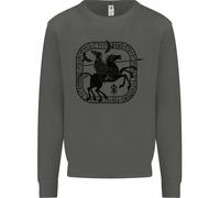Masters Of The Sea Vikings Valhalla Sailing Sailor Kids Sweatshirt Jumper