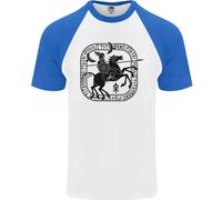 Masters Of The Sea Vikings Valhalla Sailing Sailor Uomo S/S Baseball T-Shirt