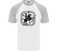 Masters Of The Sea Vikings Valhalla Sailing Sailor Uomo S/S Baseball T-Shirt