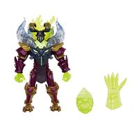 Masters of the Universe Skeletor Deluxe Action Figure con potente mossa d'attacco e accessori Multicolor