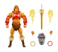 Masters of the Universe Masterverse - New Eternia He-Man Thunder Punch, action figure deluxe con 30 punti d'articolazione, accessori e parti intercambiabili, giocattolo per bambini, 6+ anni, HYC56