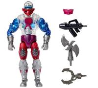 Masters of the Universe Masterverse - Roboto, action figure New Eternia con busto meccanico trasparente e 30 punti d'articolazione, giocattolo per bambini, 6+ anni, JBP78