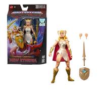 Masters of the Universe Masterverse - She-Ra, action figure in edizione New Eternia con 30 punti d'articolazione, mani intercambiabili, mantello, scudo e spada, giocattolo per bambini, 6+ anni, JBP83