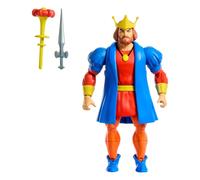 Masters of the Universe Origins - King Randor Collezione Cartoon, eroe regnante della serie TV MOTU anni '80, design dettagliato con accessori mazza e spada inclusi, 6+ anni, JKC44