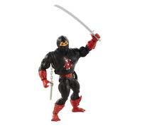 Masters of the Universe Origins - Ninjor il ninja malvagio di Eternia, action figure articolata alta 14+ cm, con armatura e accessori rimovibili inclusi, giocattolo per bambini, 6+ anni, HYD21