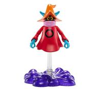 Masters of the Universe Origins - Orko Mago di Eternia, action figure articolata da collezione con mantello rosso, piedistallo e base trasparenti, giocattolo per bambini, 6+ anni, HYD37