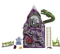 Masters of the Universe Origins - Snake Mountain, Playset con prigione, trono di Skeletor e tunnel di fuga, 2 personaggi inclusi, giocattolo per bambini, 6+ anni, HPG41