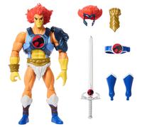 Masters of the Universe Origins x ThunderCats - Lion-O, action figure snodabile crossover anni '80, con armatura rimovibile, accessori e mini fumetto, giocattolo per bambini, 6+ anni, JFW93
