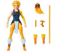 Masters of the Universe Origins x ThunderCats - Cheetara, action figure snodabile crossover anni '80, con armatura rimovibile, bastone e mini fumetto, giocattolo per bambini, 6+ anni, JFW94