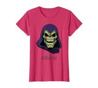 Masters of The Universe: Revelation Skeletor Ufficiale Maglietta, Donna, Rosso mélange, L