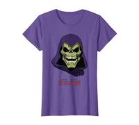 Masters of The Universe: Revelation Skeletor Ufficiale Maglietta, Donna, Viola mélange, L