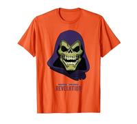 Masters of The Universe: Revelation Skeletor Ufficiale Maglietta, Uomo, Arancio, XL