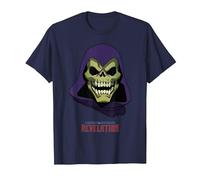 Masters of The Universe: Revelation Skeletor Ufficiale Maglietta, Uomo, Navy, L