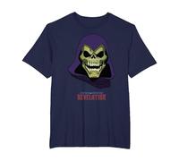 Masters of The Universe: Revelation Skeletor Ufficiale Maglietta, Uomo Taglie Grandi, Navy, 2X Tall