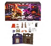 Masters of the Universe - Battaglia per Eternia, set apribile con le fortezze Castello di Grayskull e Montagna del Serpente, personaggio Skeletor con Spada del Potere e Trono di Ossa inclusi, JKN95