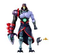 Masters of the Universe - Skeletor, action figure deluxe da collezione con 30 punti d'articolazione, braccio snodabile Techno Havoc incluso, giocattolo per bambini, 6+ anni, HYC46