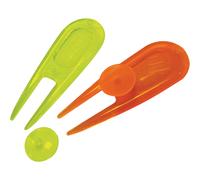 Masters Pitchfork e Ballmarker al neon, multicolore