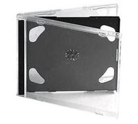 MasterStor, custodia per CD/DVD doppia da 10,4 mm, per 2 CD, con vassoio in nero (confezione da 1, 2, 5, 10, 25, 50, 100 pezzi)