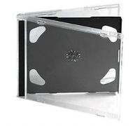 MasterStor, custodia per CD/DVD doppia da 10,4 mm, per 2 CD, con vassoio in nero (confezione da 1, 2, 5, 10, 25, 50, 100 pezzi)