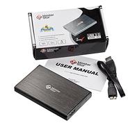 MasterStor - Hard disk esterno, unità di disco rigido esterna, portatile, con USB 3.0, super-rapido, SATA, da 2,5 pollici nero 1 to