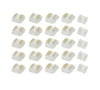Masterwon Kit di connettori per striscia LED COB a 3 pin, 10 mm, per giunti da striscia a filo e striscia a striscia su strisce LED CCT COB (confezione da 25)