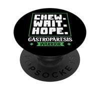 Masticare. Aspettare. Sperando. - Gastroparesi PopSockets PopGrip Adesivo