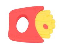 Masticare cibo per bebÃ¨ in silicone a forma di Patatine Fritte, riduce l'ansia e lenisce, 2 pezzi