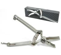 Masticatore cromato curvo