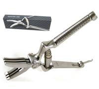 Masticatore in acciaio inox curvo