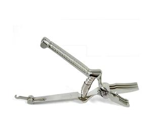 MASTICATORE LAMA CURVA ACCIAIO CROMATO MADE IN ITALY 18 CM