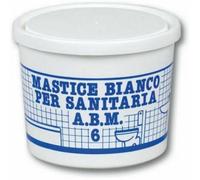 Mastice Bianco per Sanitaria A.B.M. per guarnizioni di tubazioni di scarico in genere da 900 gr
