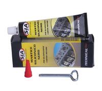 SIA MASTICE SILICONICO NERO ALTE TEMPERATURE SIGILLATURA CREA GUARNIZIONI 75 ML