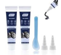 Mastice per Riparazione Pneumatici, 2 Pezzi Colla Ripara Pneumatici Auto, Kit Riparazione Pneumatici, Colla per Riparazione Pneumatici, Ripara Gomme Auto, Ripara Crepe su Pneumatici di Auto/Moto/Bici