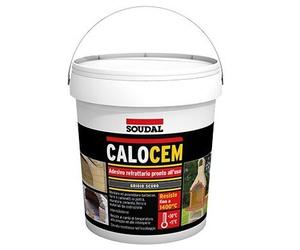 Mastice refrattario per montaggio di barbecue e forni in muratura secchio 2,5 kg Soudal